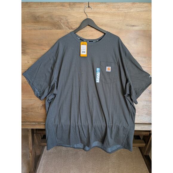 Carhartt Other - NWT Carhartt Tee Shirt Mens 4XL Gray Pocket Short Sleeve Midweight Relaxed Fit